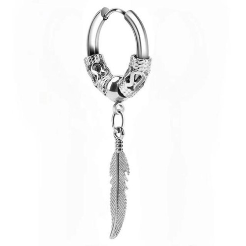 Чоловіча сережка «Shadow» Silver (23019)